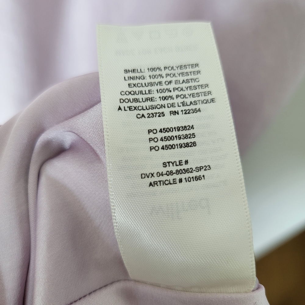 ARITZIA Wilfred Lilac Bellow Satin Slip Dress with Spaghetti Straps - Picture 6 of 9